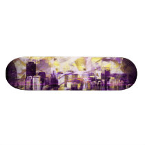 darkside oxidado del paisaje de San Francisco del  patineta