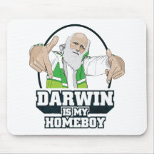 Darwin es mi Homeboy (a todo color) Tapetes De Raton