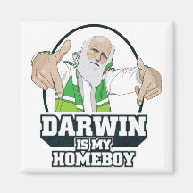 Darwin es mi Homeboy (a todo color) Iman Para Frigorífico