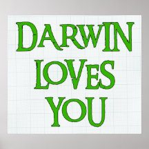 Darwin le ama poster