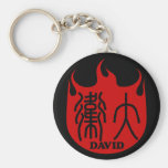 David - llavero conocido del kanji