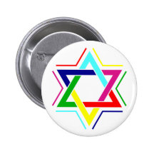 Davidstern Star David Anstecknadelbutton