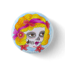 day of the dead botones