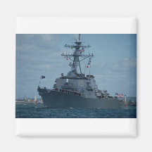 DDG 52" Arleighe Burke", primero de la nueva tutel Imán Para Frigorifico