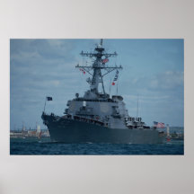 DDG 52" Arleighe Burke", primero de la nueva tutel Poster