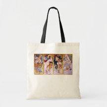 ~ de Alfons Mucha las cuatro estaciones Bolsas De Mano