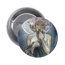 ~ de Alfonso Mucha la luna Pins