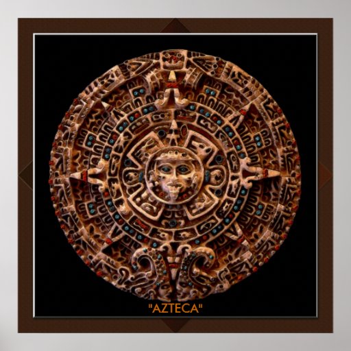 ~ de AZTECA maya - impresión azteca del arte del c Impresiones