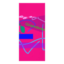 De color rosa oscuro grandioso diseño de tarjeta publicitaria