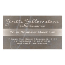 De color topo texturizado monograma ultra elegante tarjeta de visita
