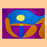 DÉ en arte abstracto de la palabra tarjetas