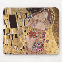 ~ de Gustavo Klimt el beso Tapete De Raton