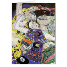 ~ de Gustavo Klimt la Virgen Felicitaciones