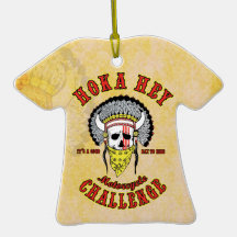 De Hoka ornamento de la camiseta del desafío ey Ornamento De Navidad
