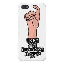 De la amistad el caso divertido brillante del iPho iPhone 5 Funda