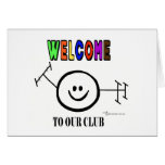 Dé la bienvenida a nuestro club 2 tarjeta