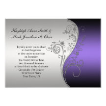 De la bodas de plata negra del vintage invitación 