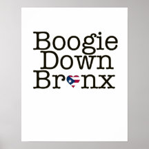 De la boogie poster de Bronx abajo