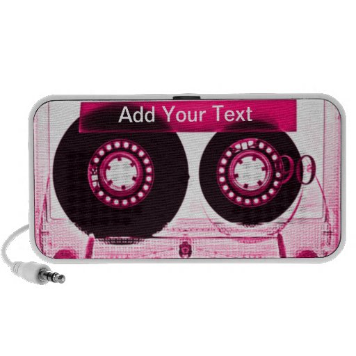 De la "casete claro cinta de la mezcla" del vintag iPod altavoz
