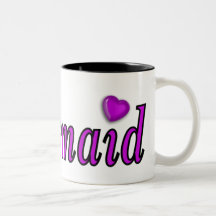 De la dama de honor amor simplemente taza