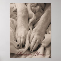 De la manicura poster/impresión del ~ por favor