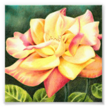 De la paz impresión floral del arte dentro - arte fotográfico