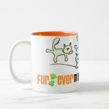 De la piel taza de los gatos nunca