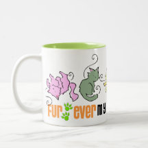 De la piel taza del gato nunca
