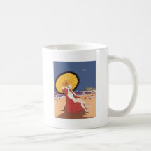 De la playa tazas de café