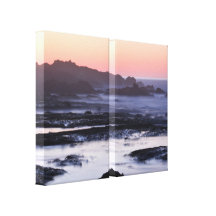 De lado a lado California Oceanscape Impresion De Lienzo