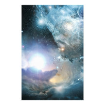 De las cenizas de las primeras estrellas papelería de diseño