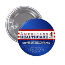 De los americanos 4 de la atención sanitaria botón pins