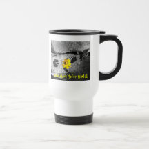 De motivación "crezca donde usted está" taza plant