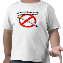 ¡de no fumadores, no haga que respira esto! camisetas