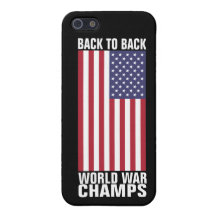 De nuevo a campeones traseros de la guerra mundial iPhone 5 carcasas