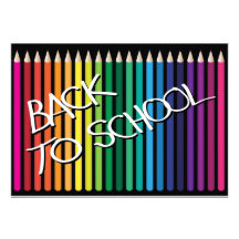 De nuevo a escuela invitación personalizada