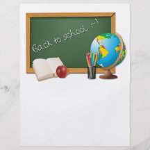 De nuevo a escuela tarjeton