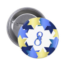 De ocho días del botón de Jánuca Pin