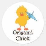 De Origami del polluelo pegatinas \