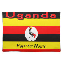 de Uganda placemats caseros para siempre Manteles