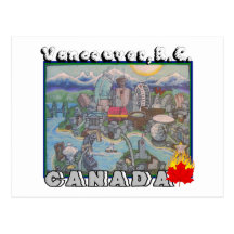 De Vancouver postal A.C. Canadá