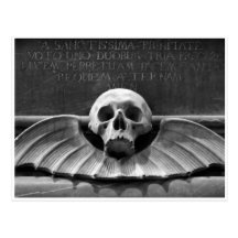 Deathhead, tarjeta del gabinete tarjetas postales