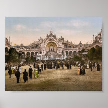D'eau y plaza, universal de Le Chateau de la expos Poster