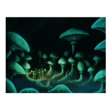 debajo de la postal del arte de la fantasía del sc