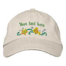 Debajo del mar - personalizar gorras bordadas