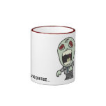 Debe comer café… Taza del zombi