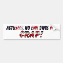 Debido nada etiqueta de parachoque