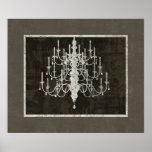 Decadencia de la impresión vieja del arte de la lá posters