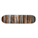 Decaimiento de la tecnología - blanco y negro en e patineta personalizada