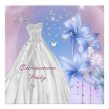 Décimo quinta fiesta de cumpleaños de Quinceanera Invitacion Personalizada
